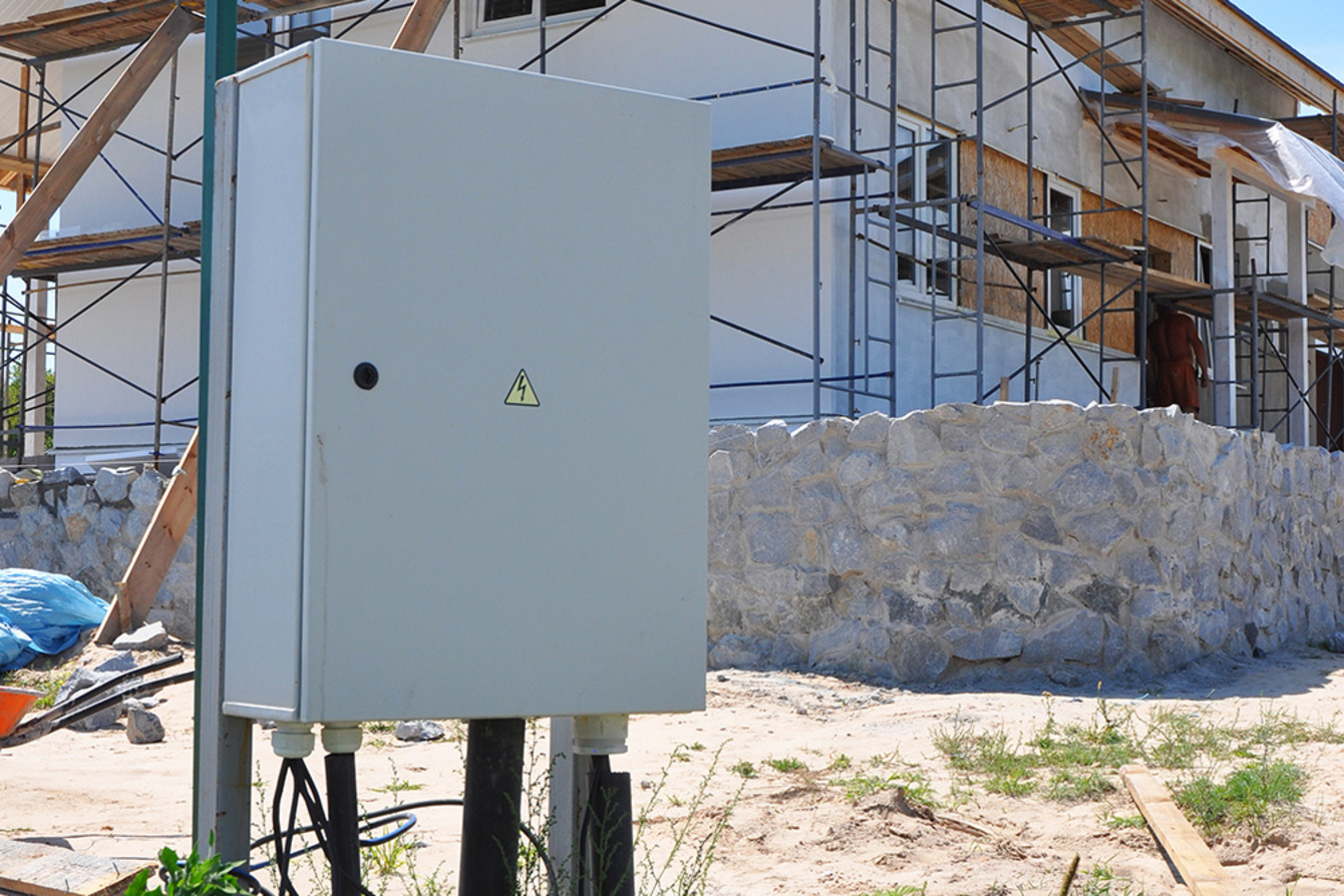 Baustrom bei Schmid Elektro in Kolbermoor