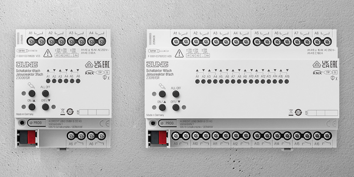 KNX Schalt- und Jalousieaktoren bei Schmid Elektro in Kolbermoor